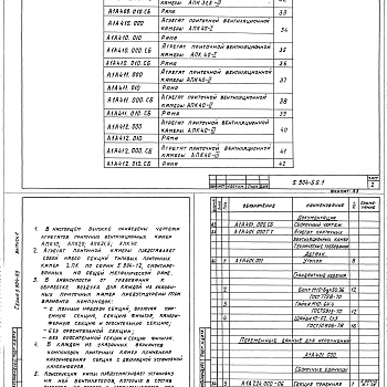 Состав фльбома. Серия 5.904-55 АгрегатыВыпуск 1 Агрегаты АПК 10, АПК 20, АПК 31,5 , АПК 40. Рабочие чертежи