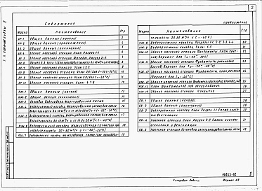 Состав альбома. Типовой проект 820-04-13.84Альбом 2 Конструкции железобетонные. Отопление и вентиляция.     