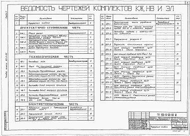 Состав альбома. Типовой проект 901-6-56Альбом 4 Четырехсекционные градирни