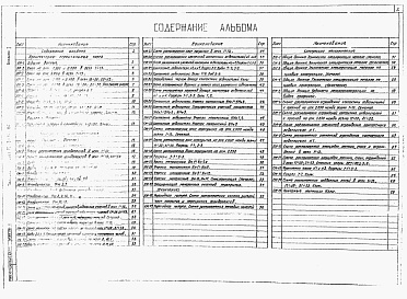 Состав альбома. Типовой проект 901-3-204.85Альбом 1 Архитектурно-строительная часть отделения контактных осветлителей.  