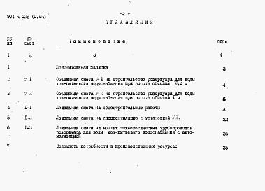 Состав альбома. Типовой проект 901-4-53сАльбом 3 Cметы.     
