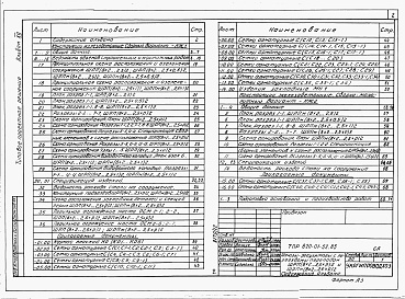 Состав альбома. Типовой проект 820-01-52.85Альбом 12  Шлюзы-регуляторы ШРП/8х2хР/2 и ШРПм/8х2хР/2. Конструкции железобетонные.    