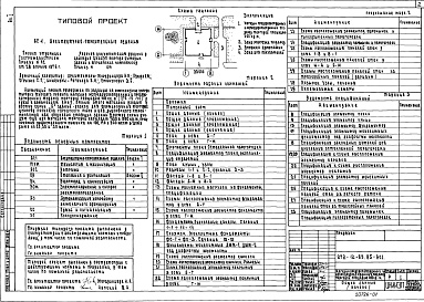 Состав альбома. Типовой проект 272-12-69.85Альбом 1 Архитектурно-строительные решения. Технология и механизация. Витражи     