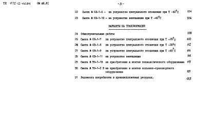 Состав альбома. Типовой проект 272-12-66.84Альбом 6 Сметы     