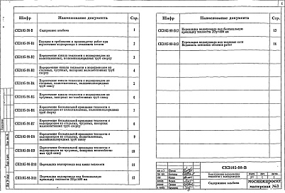 Альбом 2 Конструкции пересечения теплосети с водопроводом