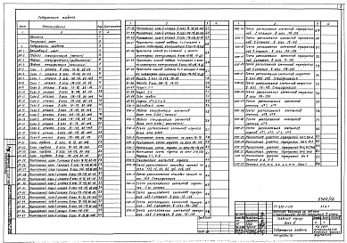 Состав альбома. Типовой проект A-III-88Альбом 12 Архитектурные решения, конструкции железобетонные выше отм.0.000