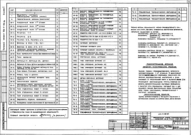 Состав альбома. Типовой проект 224-9-185.83Альбом 1 Архитектурно-строительные и технологические чертежи    