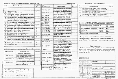 Состав альбома. Типовой проект 902-2-470.89Альбом 3 Отстойники. Конструкции железобетонные     