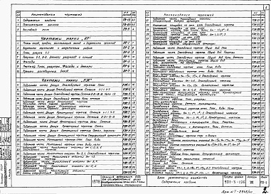 Состав альбома. Типовой проект 901-3-126Альбом 7 Блок реагентного хозяйства: Архитектурно-строительные чертежи.
