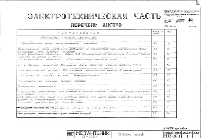 Состав альбома. Типовой проект 902-2-61Альбом 1 Архитектурно-строительная, технологическая, теплотехническая, электротехническая части