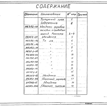 Состав фльбома. Серия 7.406-1 УнифицированныеВыпуск 15-2 Звездочки грузовых , тяговых и приводных цепей. Рабочие чертежи