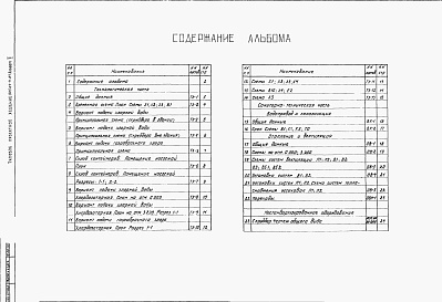 Состав альбома. Типовой проект 901-07-9.84Альбом 2 Технологическая и санитарно- техническая части, нестандартизированное оборудование. Вариант обеззараживания питьевых вод.     