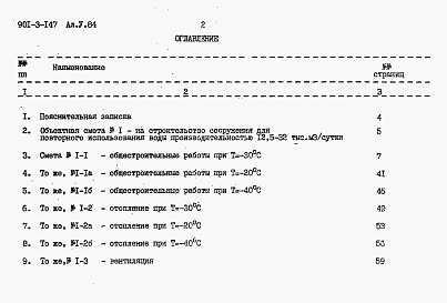 Состав альбома. Типовой проект Альбом 5 Сметы     