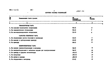 Состав альбома. Типовой проект 902-2-367.83Альбом 3 Заказные спецификации