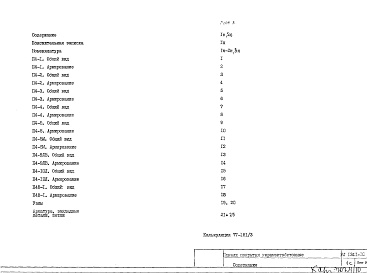 Альбом 1 Рабочие чертежи 