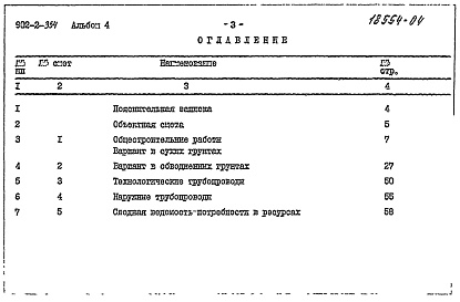 Состав альбома. Типовой проект 902-2-354Альбом 4 Сметы