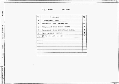 Состав альбома. Типовой проект 901-03-186.83Альбом 1 Пояснительная записка. Чертежи схем принципиальных. 