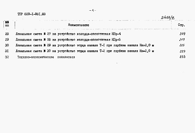 Состав альбома. Типовой проект 820-1-081.88Альбом 2  Сметы     