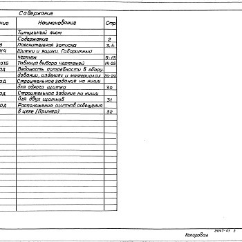 Состав фльбома. Серия 5.407-112 УстановкаВыпуск 0 Материалы для проектирования