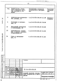 Состав альбома. Типовой проект П-2-150-338.86Альбом 4 Ведомости потребности в материалах     