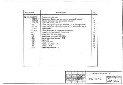 Альбом 1 Рабочие чертежи