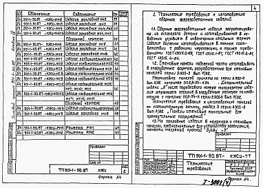 Состав альбома. Типовой проект 901-1-90.87Альбом 4 Электротехническая часть   
