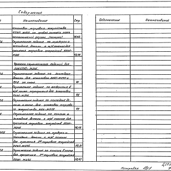 Состав фльбома. Серия 5.407-93 КонструктивныеВыпуск 0 Материалы для проектирования