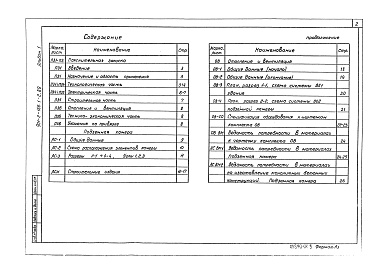 Состав альбома. Типовой проект 901-2-166.1-2.89Альбом 1 Пояснительная записка. Архитектурно-строительные решения (подземная карта). Строительные изделия. Отопление и вентиляция.  Спецификации оборудования. Ведомости потребности в материалах. 