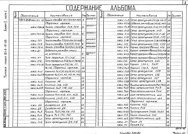 Состав альбома. Типовой проект 901-3-182.83Альбом 5  Строительные изделия.  Часть 1 - Реагентное хозяйство на 2 основных реагента