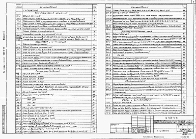 Состав альбома. Типовой проект 901-9-10Альбом 3 Технологическая, санитарно- техническая, электротехническая части и газооборудование     
