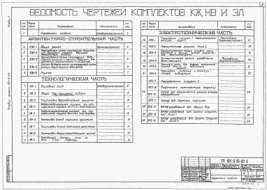 Состав альбома. Типовой проект 901-6-56Альбом 2 Двухсекционные градирни