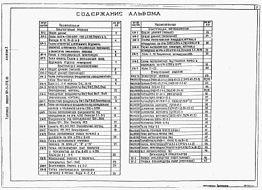 Состав альбома. Типовой проект 901-3-278.89Альбом 3 Архитектурные решения. Конструкции железобетонные. Конструкции металлические. Строительные изделия. Организация строительства	