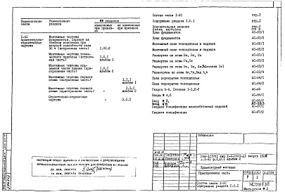 Часть 1-АС Архитектурно-строительные чертежи Раздел 1.0.1 Альбом 2 Монтажные чертежи подземной части здания (пристроенная часть) 