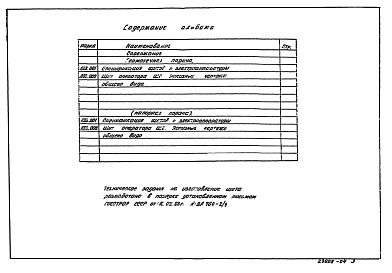Состав альбома. Типовой проект 902-2-466.89Альбом 7 Задание заводу-изготовителю. Эскизный чертеж общего вида