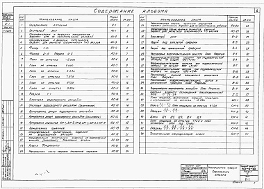 Состав альбома. Типовой проект 901-6-43Альбом 5 Трехсекционные градирни