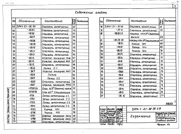 Состав альбома. Серия 3.014.1-2 РазгрузочныеВыпуск 1 железобетонные конструкции. Рабочие чертежи
