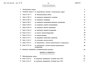Состав альбома. Типовой проект 271-18-19.84Альбом 5 Сметы    