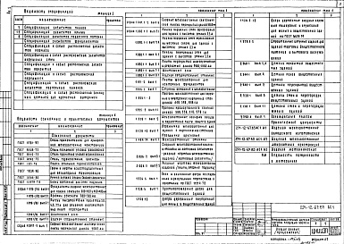 Состав альбома. Типовой проект 271-12-67.85Альбом 1 Архитектурно-строительные решения. Технология и механизация. Витражи     