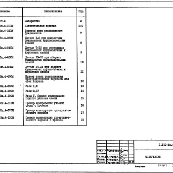 Состав фльбома. Серия 2.110-3п ДеталиВыпуск 4 Ленточные фундаменты и стены подвалов из монолитного железобетона для крупнопанельных, крупноблочных и кирпичных зданий. Материалы для проектирования 