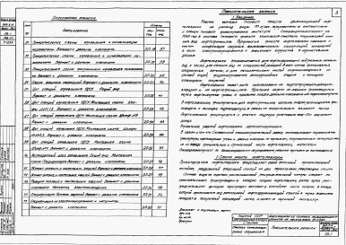 Состав альбома. Типовой проект 902-2-3Альбом 1 Технологическая часть
