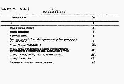 Состав альбома. Типовой проект 901-4-79с.84Альбом 5 Сметы    