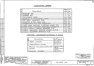 Состав альбома. Типовой проект 902-2-88/75Альбом 1 Технологическая часть.