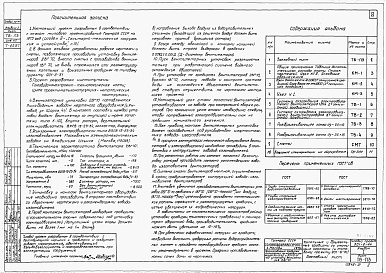 Состав альбома. Типовой проект Альбом 1 Капельные и брызгальные градирни со стальным каркасом (к тп 901-6-31)