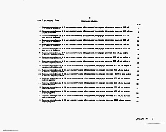 Состав альбома. Типовой проект 704-1-152сАльбом 9 Заказные спецификации.    