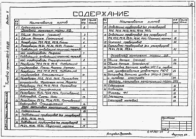 Состав альбома. Типовой проект 901-4-64.83Альбом 5 Технологические трубопроводы, сигнализация для резервуаров емкостью от 50 до 20000 куб.м (из тп 901-4-69.83 )      