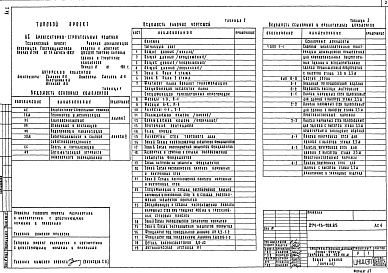 Состав альбома. Типовой проект 271-13-108.85Альбом 1 Архитектурно-строительные решения. Технология и механизация. Холодоснабжение     