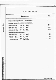 Состав альбома. Типовой проект 820-1-061.86Альбом 7  Ведомости потребности в материалах. Части 1-5     