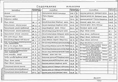 Состав альбома. Типовой проект 902-2-329Альбом 1 Технологическая и строительная части. Антикорозионная защита