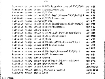 Альбом 1 Рабочие чертежи Часть 1