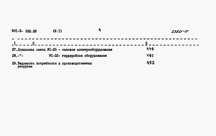 Состав альбома. Типовой проект 901-3-265.89Альбом 9 Сметы. Часть 1, часть 2